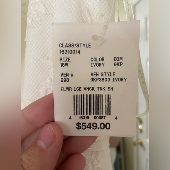 Plus Size Wedding Dress - Galina (unaltered) - Picture 3 of 6